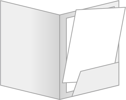 A4 4ページ（ポケット付）