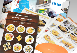 福岡パンフレット制作.com で制作可能なパンフレットの種類：会社案内、製品カタログ、学校案内など